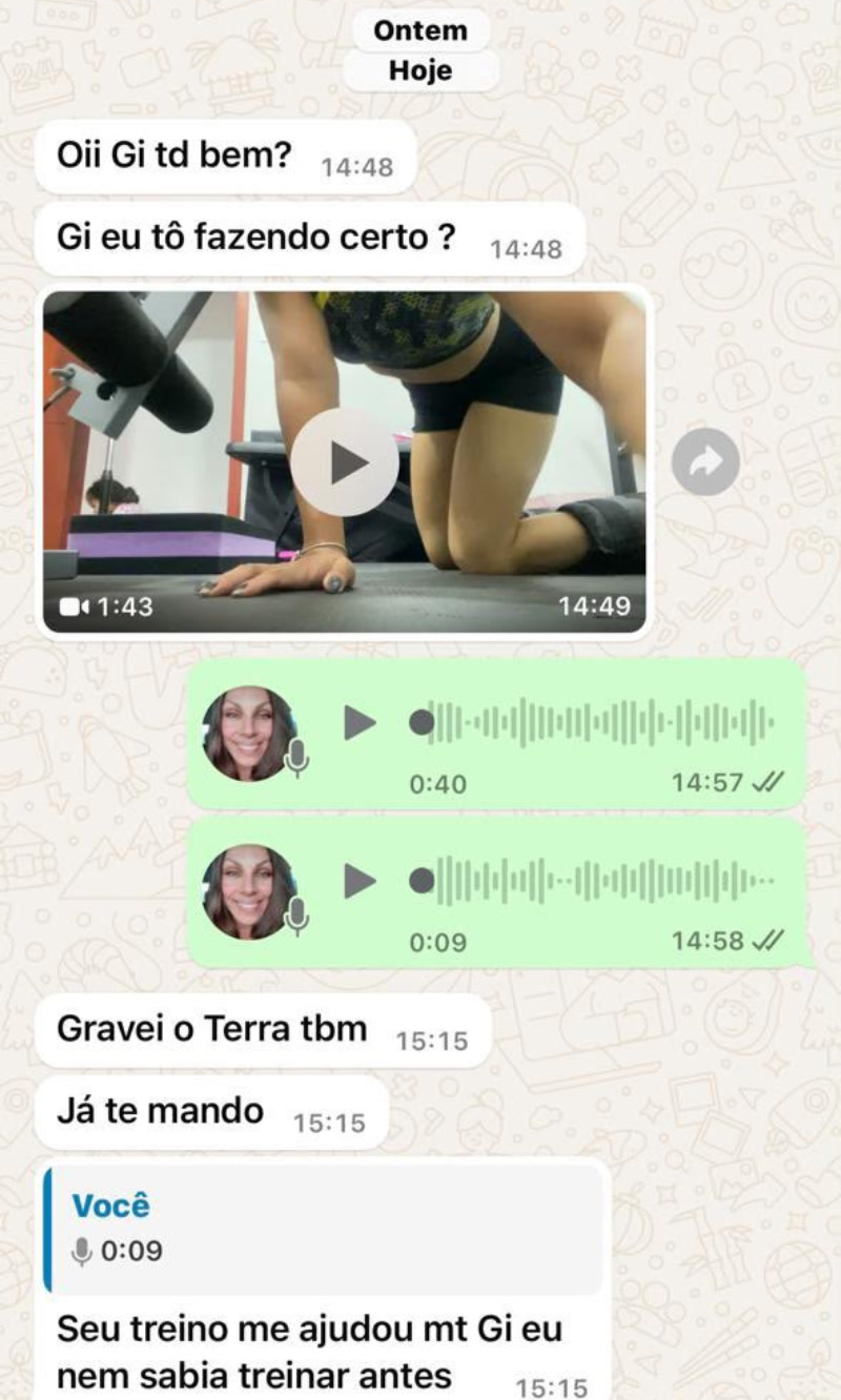 Depoimento de aluna